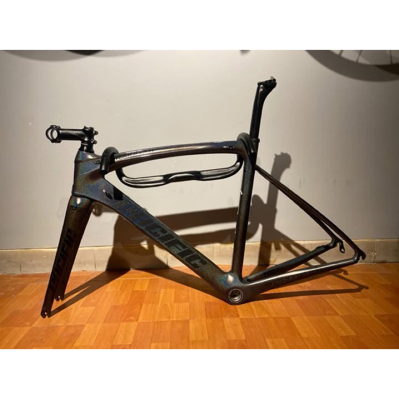 Frameset roadbike pacific primum 3.0 Carbon, size 52 bonus dropbar dan stem