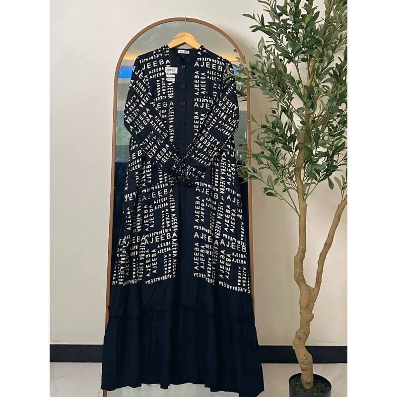 DASTER TWILL ORI PEKALONGAN BY AJEEBA Dress rayon premium | dress rayon murah| Kaftan Etnik | kaftan