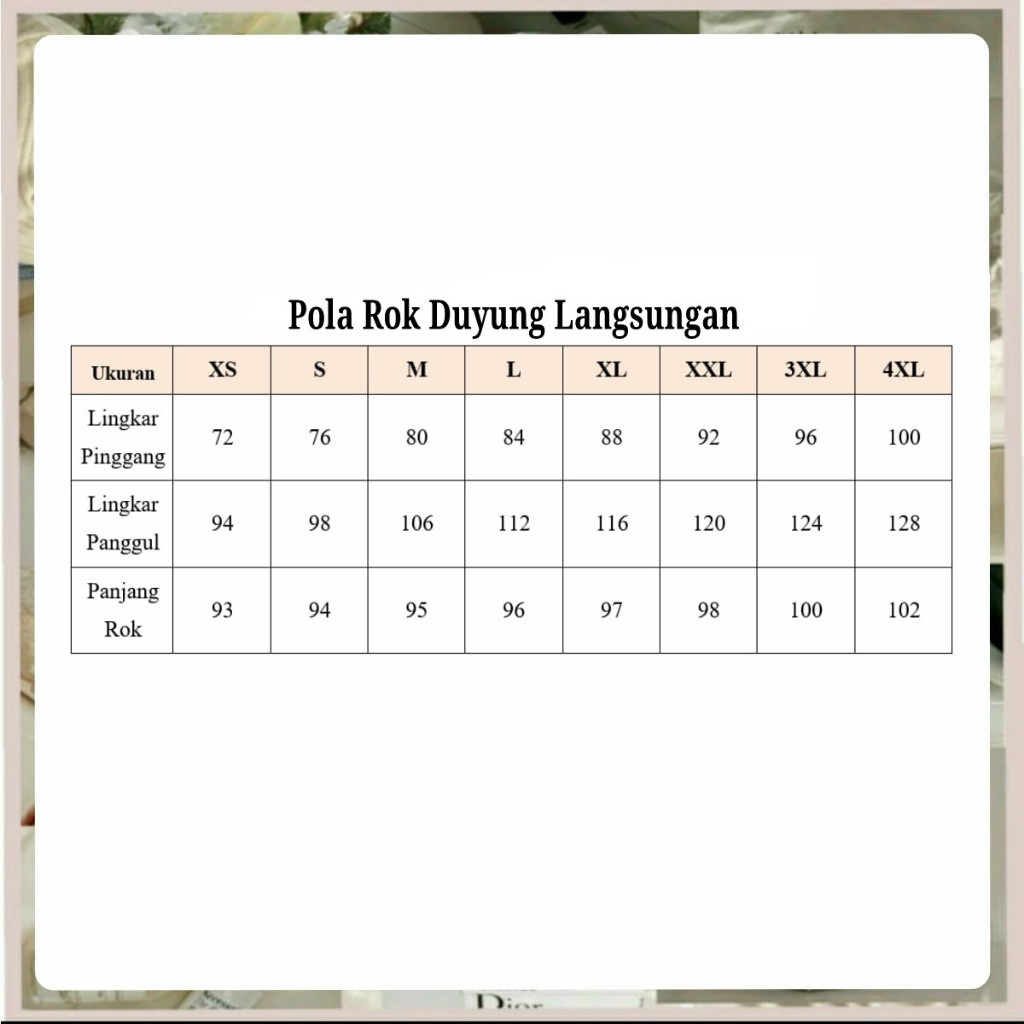 Kinder Dstore Pola Rok Duyung Langsungan Pola Rok Duyung Langsungan Pola Jiplak