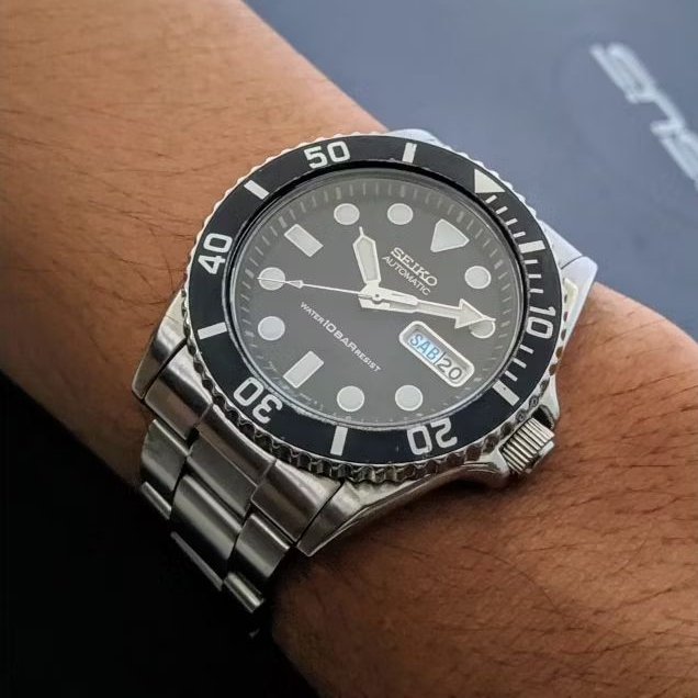 Jam tangan seiko divers automatic skx031 sapphire crystal - skx023 skx025 skx033 bukan skx007 turtle