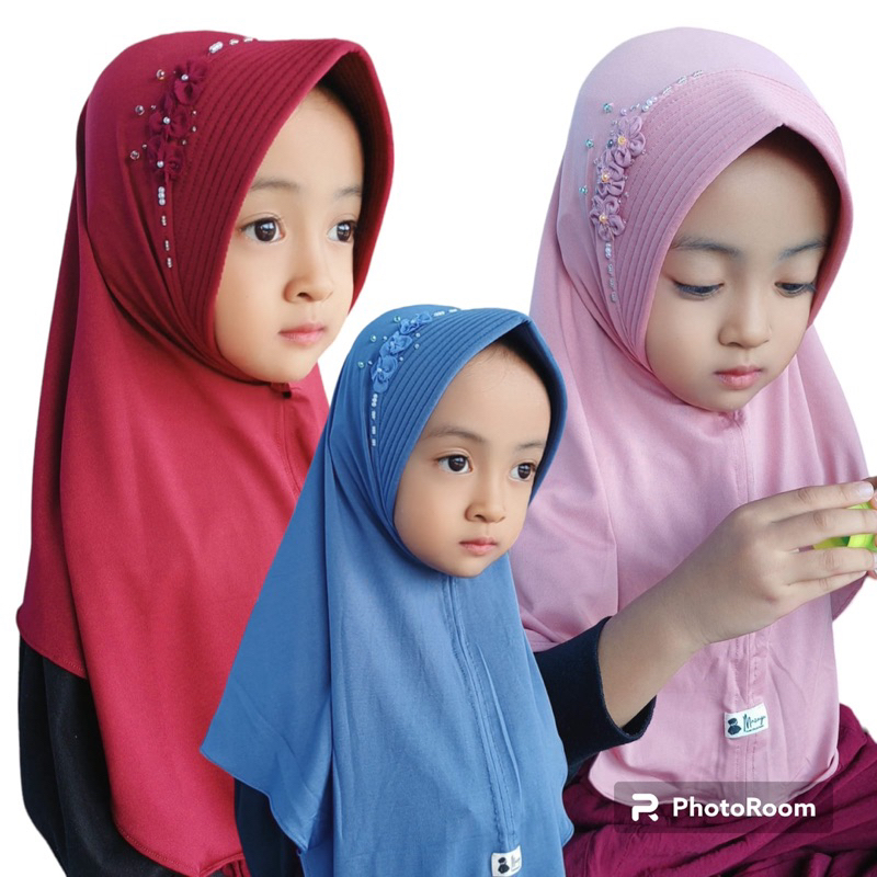 JILBAB ANAK PET PAYET PREMIUM BY MAZAYA HIJAB