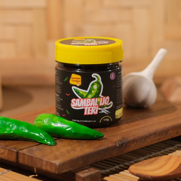 

Sambal ijo Teri by Sambel Congor (Sambel Ijo padang ikan teri asli di oelek Teri-Ngat kamu)