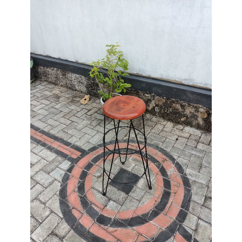 kursi kafe bar warung tinggi 75 cm