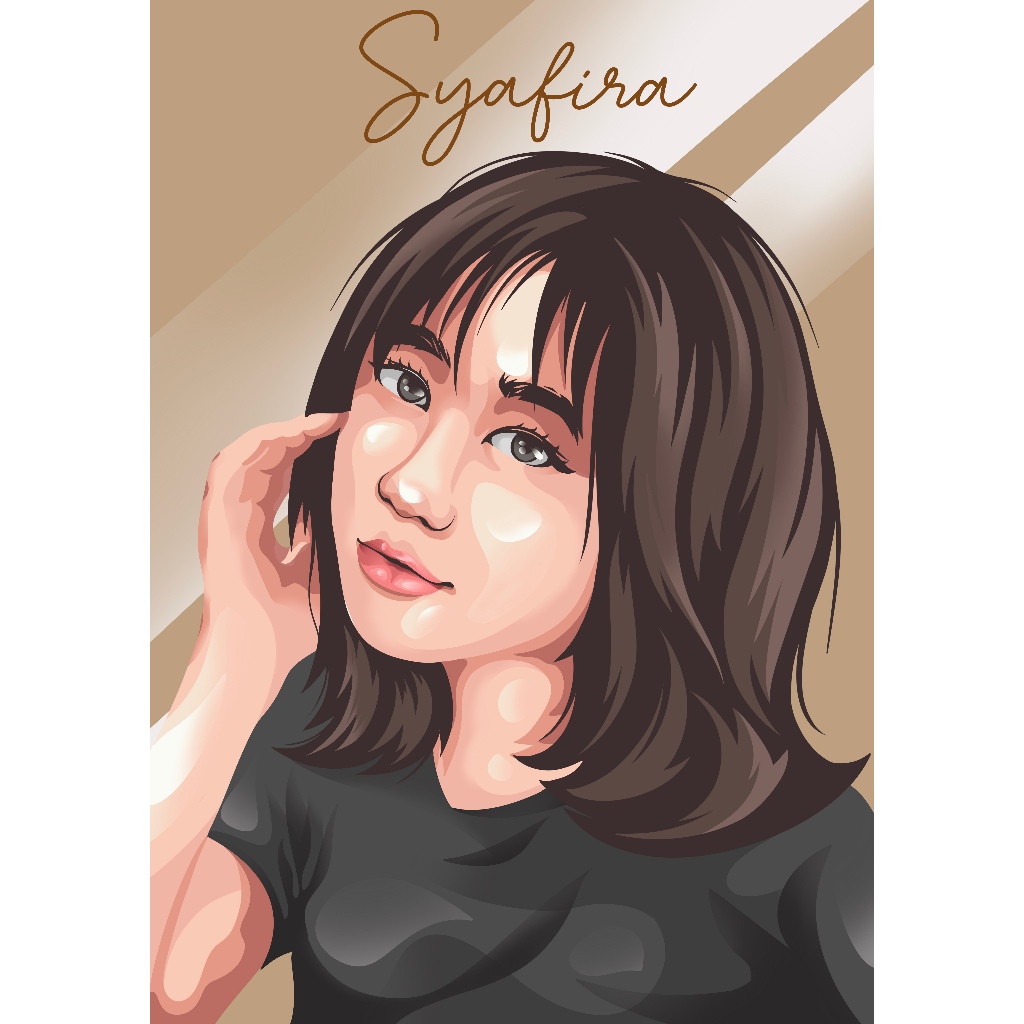 

Vector Portrait Wajah | Karikatur Custom | Vexel | Vektor Art