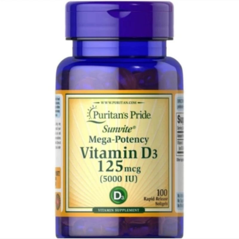 puritan's pride vitamin D3 5000 IU 100 Sofgels