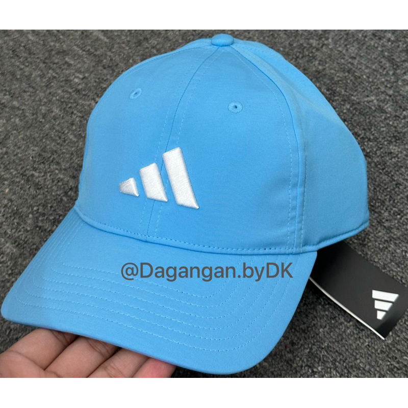 Topi Adidas Golf Cap 3D Logo Original 100% Biru Coral