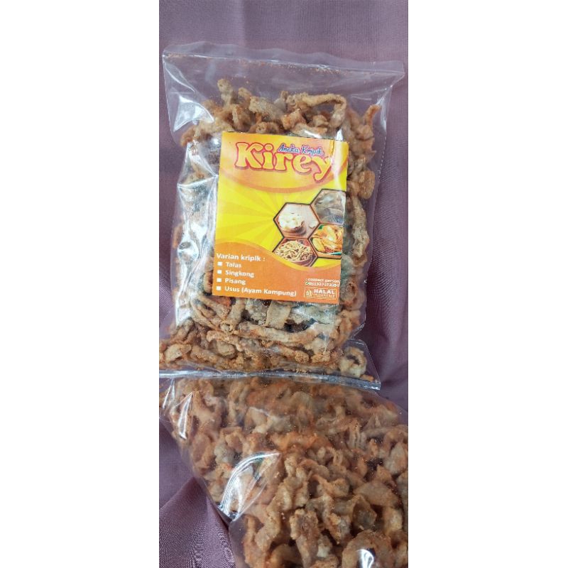 

kripik usus kirey