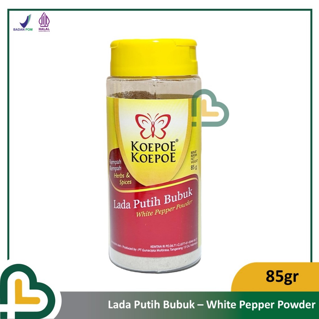 

Koepoe Koepoe Lada Putih Bubuk White Pepper Powder Koepoe 85gr