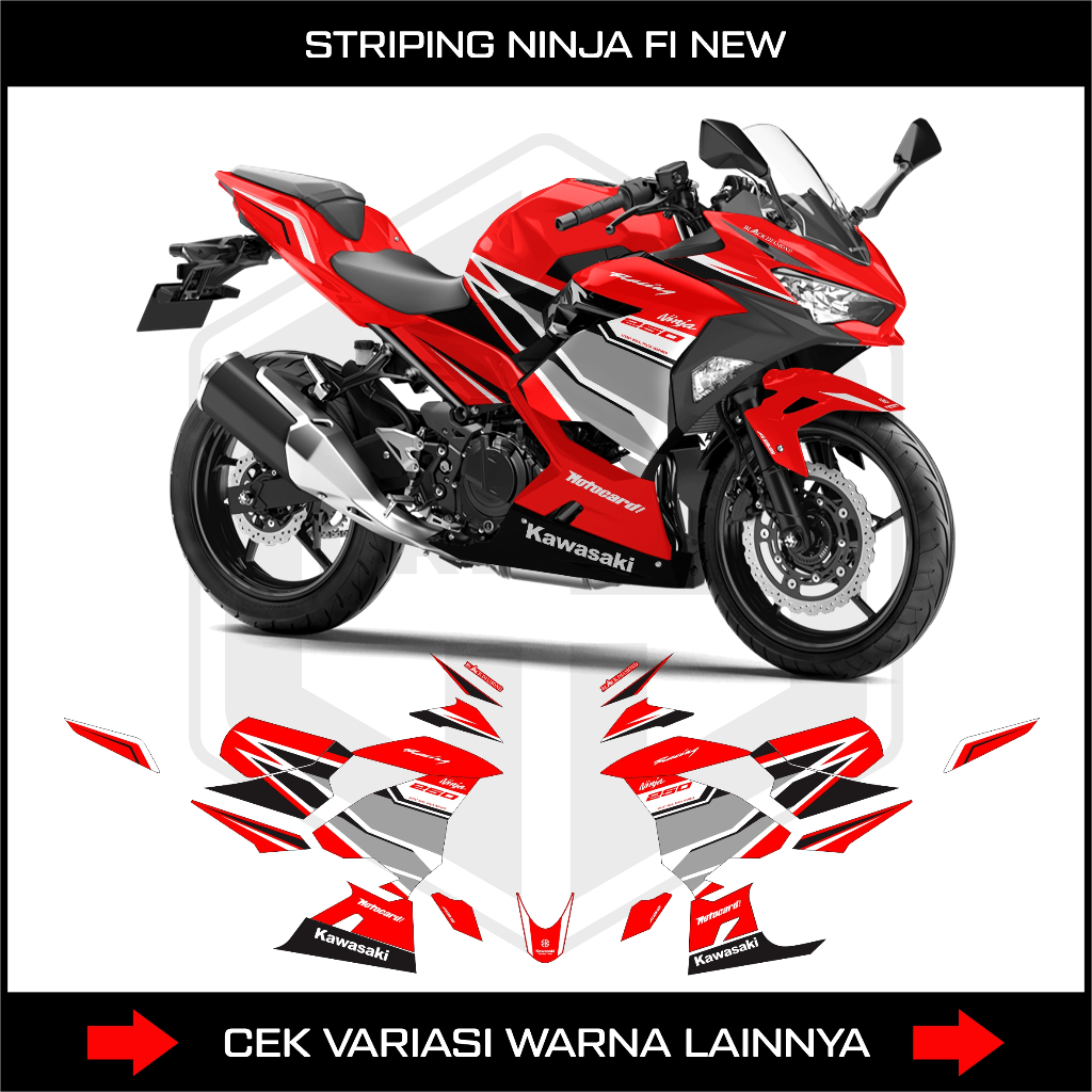 STRIPING NINJA FI 250 NEW / DECAL STIKER KAWASAKI NEW NINJA 250 FI