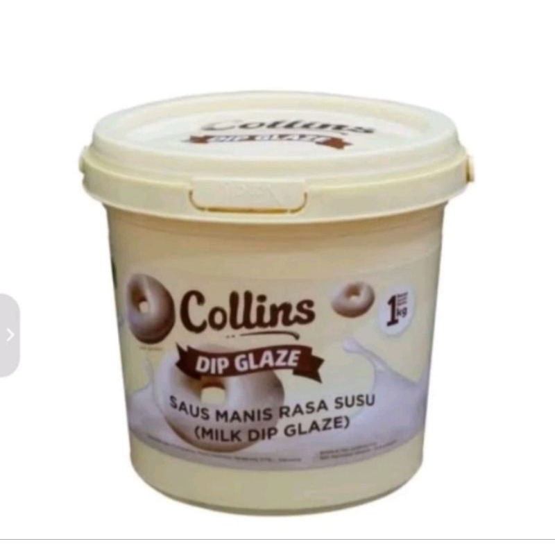 

Collins Dip Glaze Saus Rasa Susu Manis 1 kg