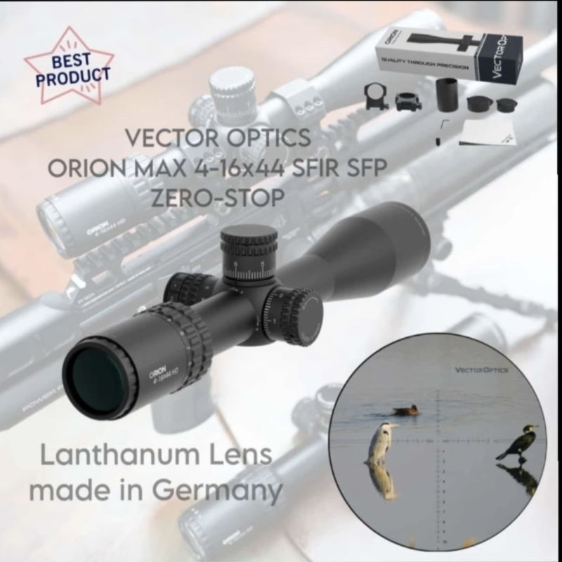 Vector Orion Max 4-16x44 SFIR Zero Stop