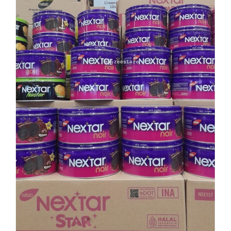 

Nextar Kaleng Cookies Noir Coklat 105gr / Strawberry 157,5gr