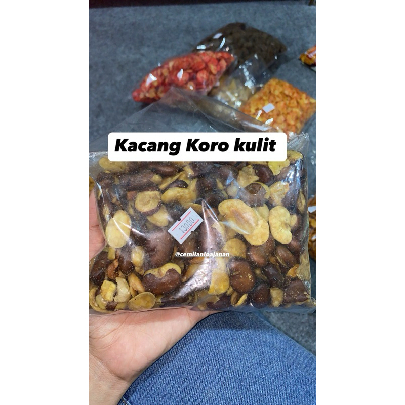 

kacang koro kulit
