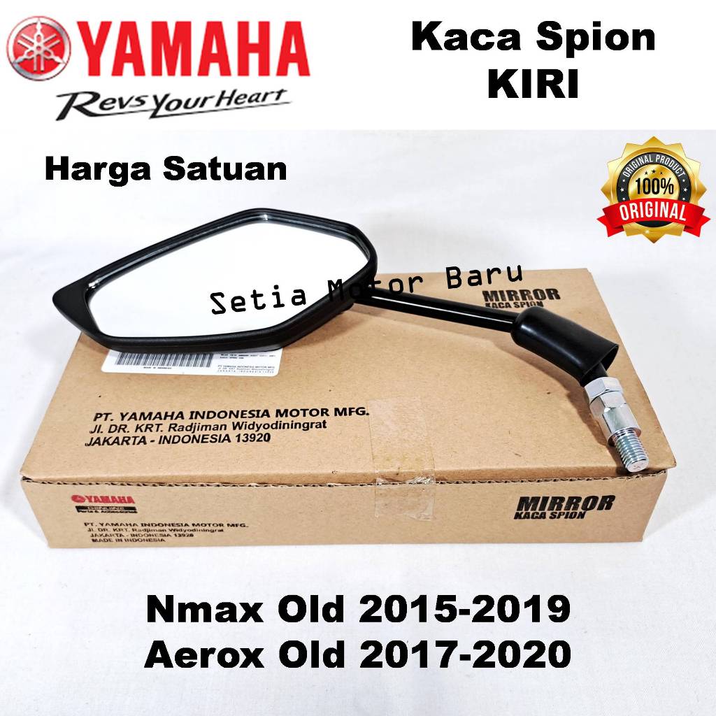 Kaca Sepion Spion Kiri Motor Nmax N Max Aerox Old Lama Ori Asli Yamaha