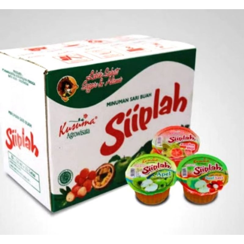 PROMO [ SIIPLAH minuman kemasan cup. isi 32 cup ]