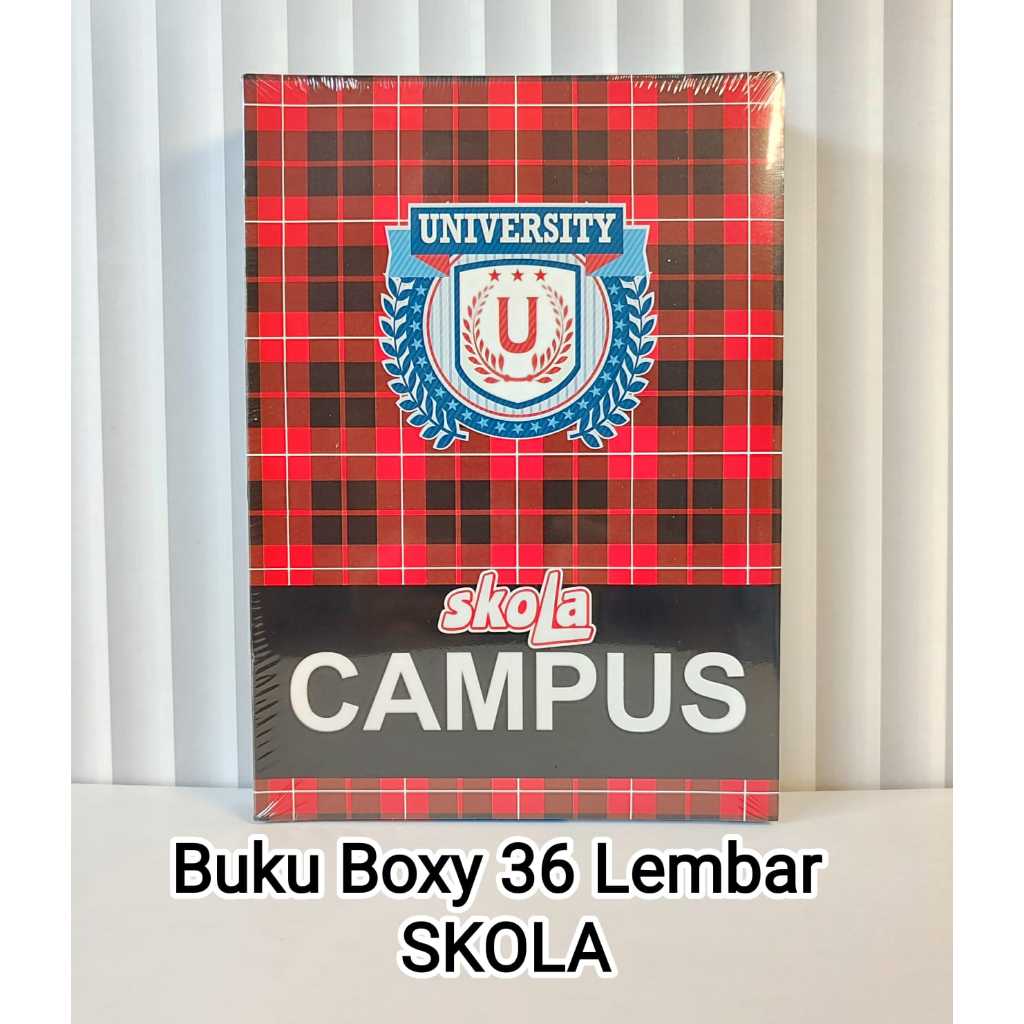 

SKOLA Buku Tulis Boxy / Campus 36 Lembar ( 1 Pak / 10 Buku )