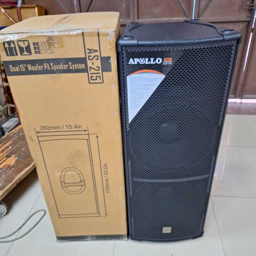 Speaker Monitor Apollo 2 X 15 As215 Original SATUAN