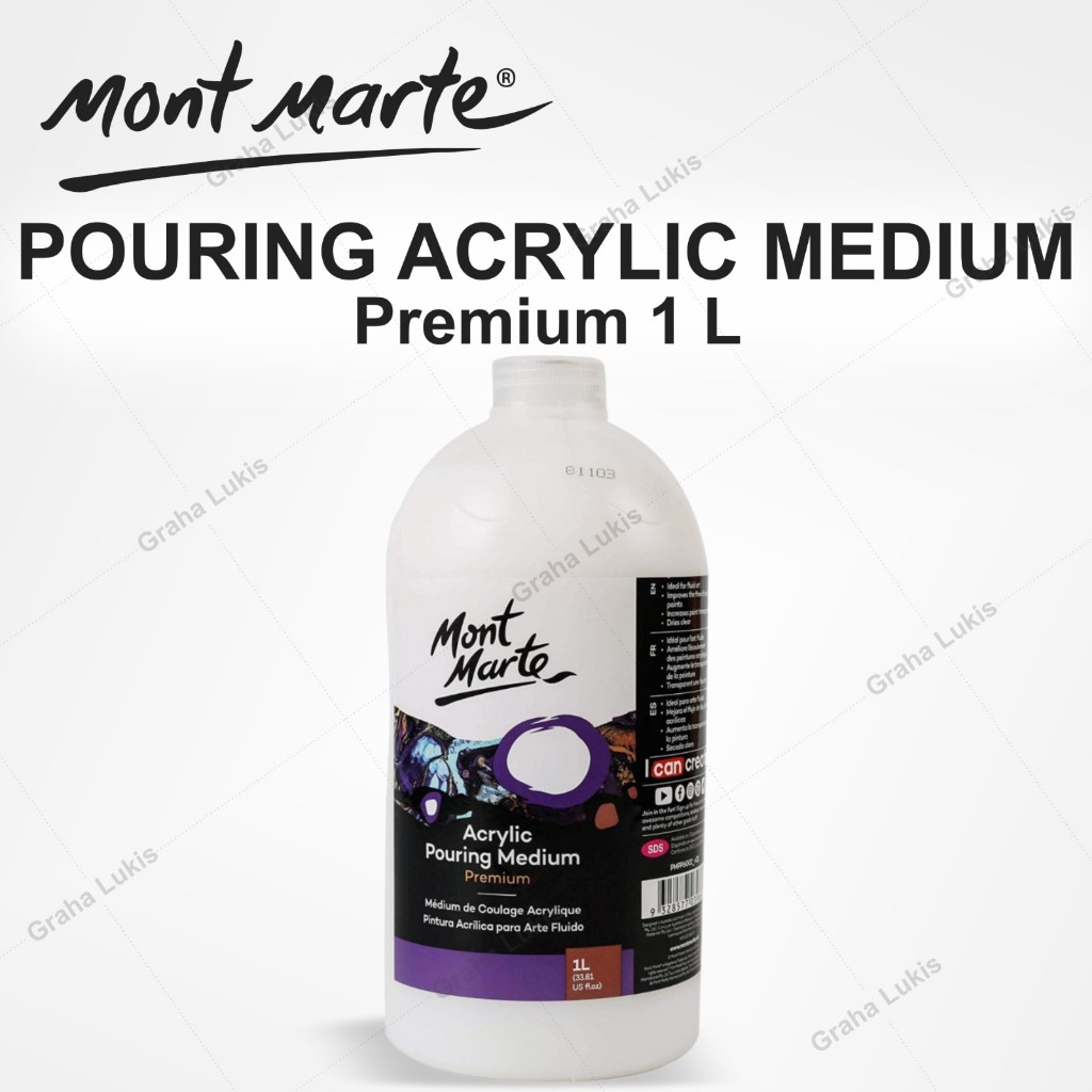 

Rad Mont Marte Premium Acrylic Pouring Medium 1 L