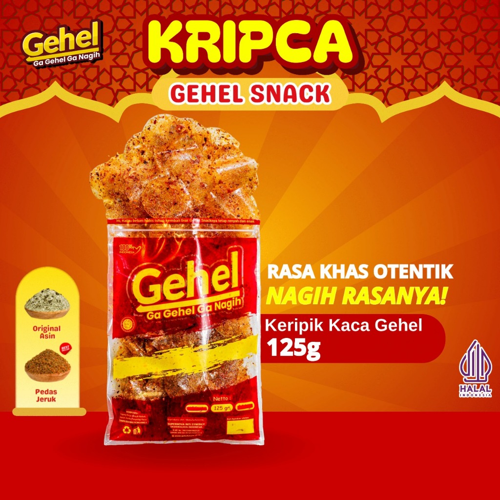 

Gehel Kripca 125gr - Makanan Ringan