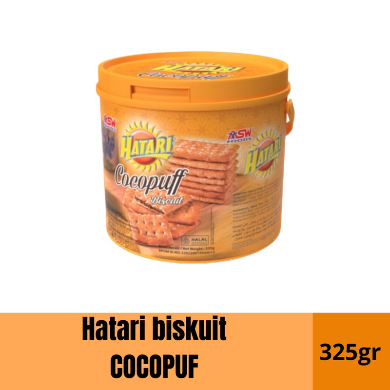 

Hatari Biscuit Coconut / Durian / Cocopuff 325gr