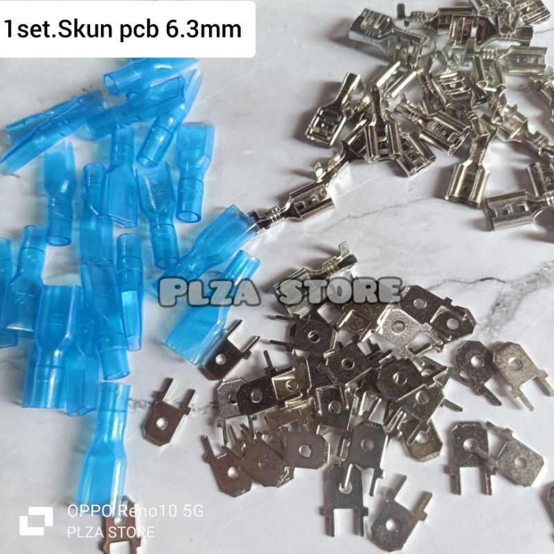 1.set skun pcb 6,3mm (Karet skun,skun male,skun female)