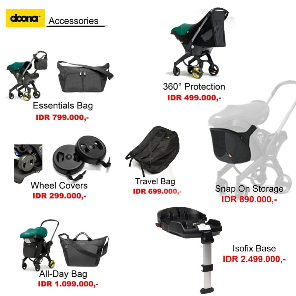 Doona Accessories Aksesoris Perlengkapan Stroller Car Seat