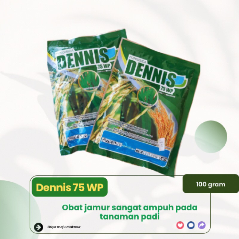 DENNIS- Fungsida Obat Jamur padi/Anti kresek