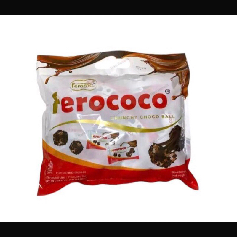 

Feroco Chocoball Coklat Rocher Bag - Coklat Kinderjoy - Chruncy Chocoball