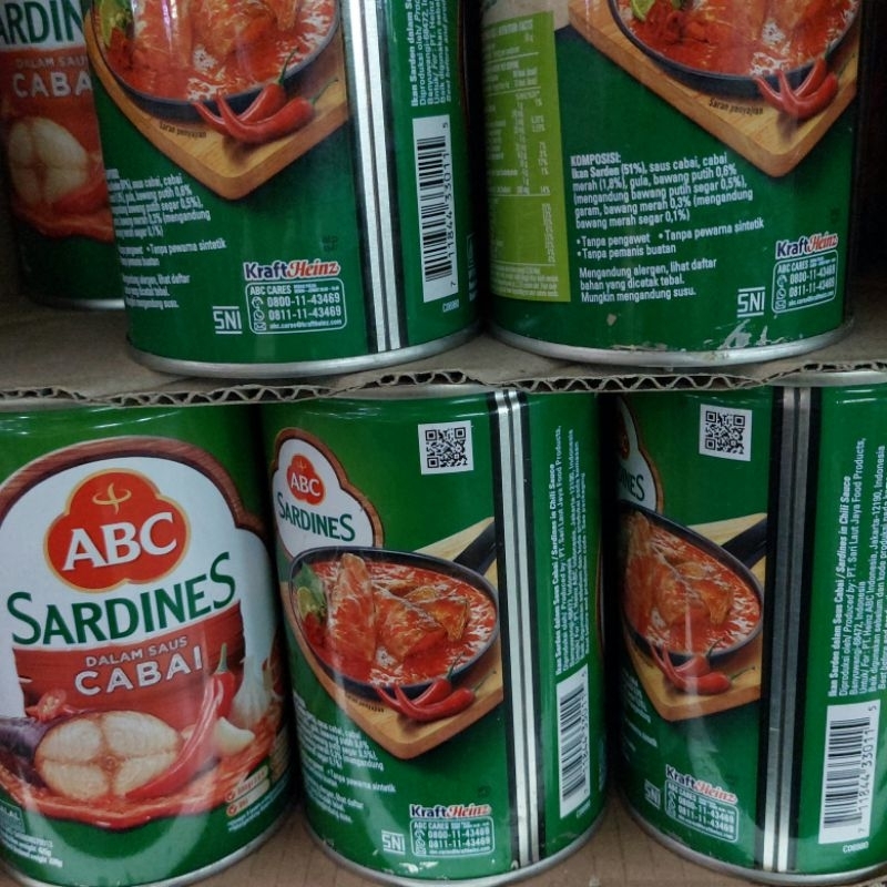 

ABC Sarden Saos Cabai 425 Gr