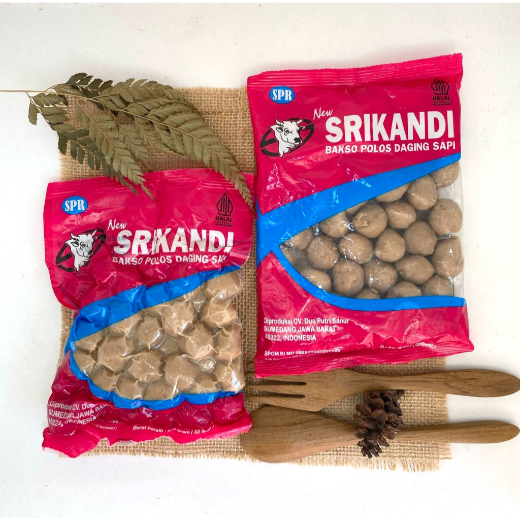 

Srikandi baso special SPR isi 50 butir ukuran kecil kemasan 250gr