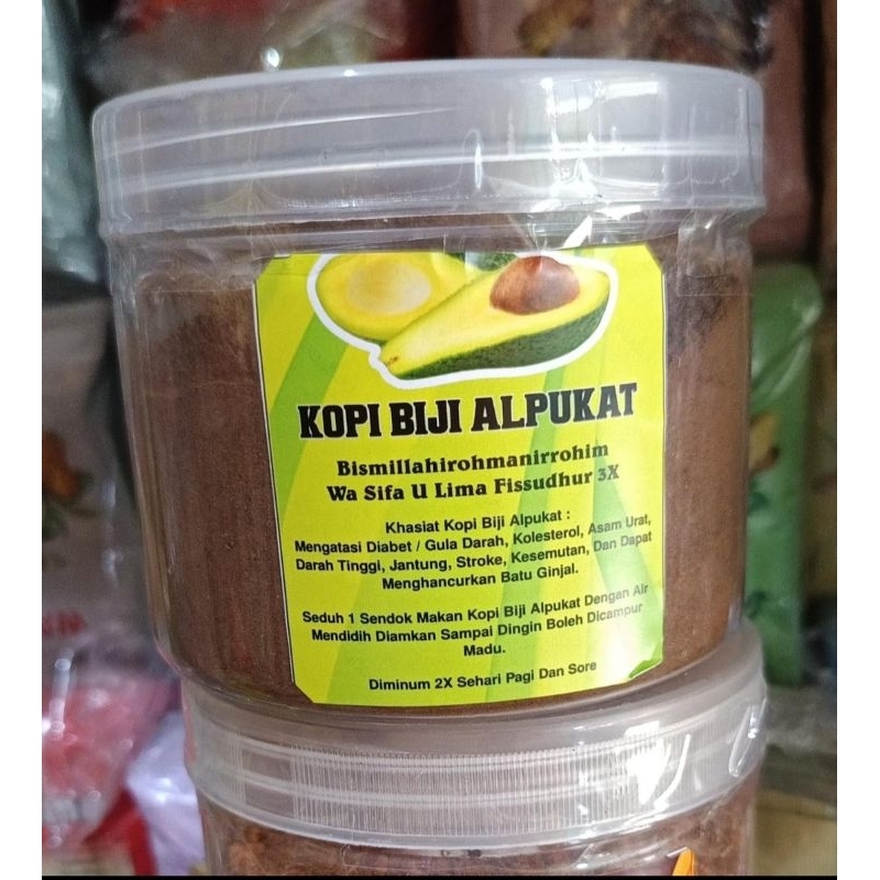 kopi biji alpukat