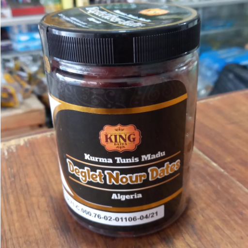 

Kurma Tunisia Tunis Madu Deglet Nour Dates Algeria 500 Gram