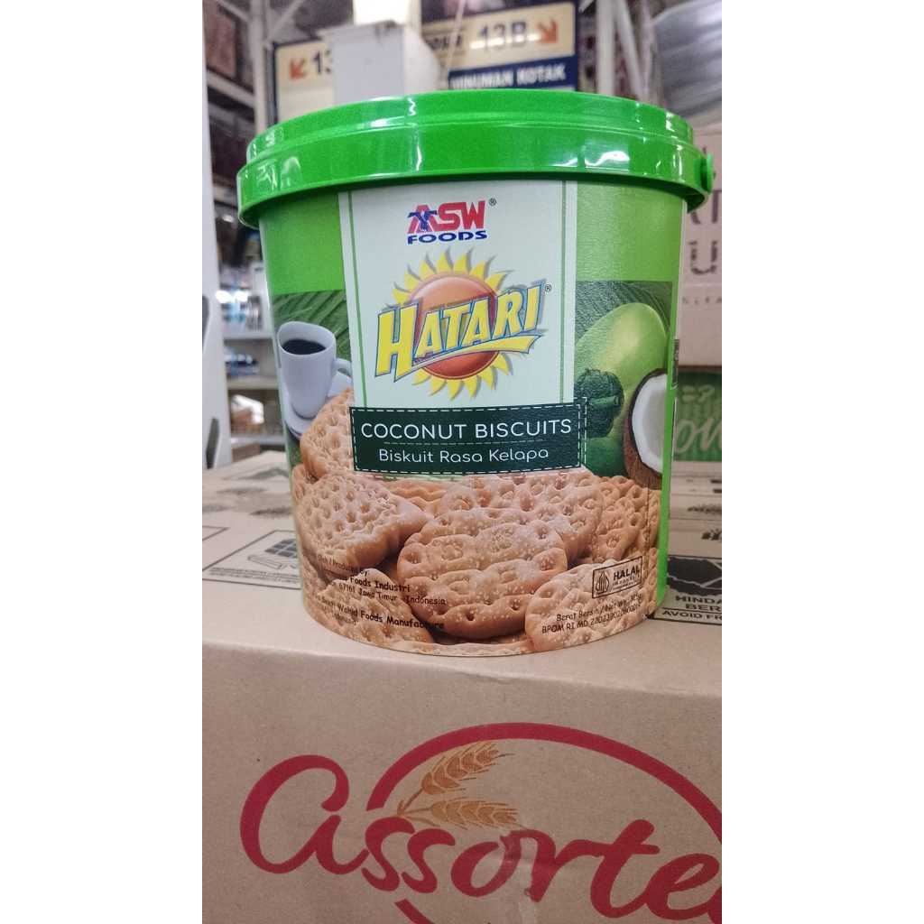 

Biskuit Hatari Kelapa 325gr (1 dus isi 6 jar)