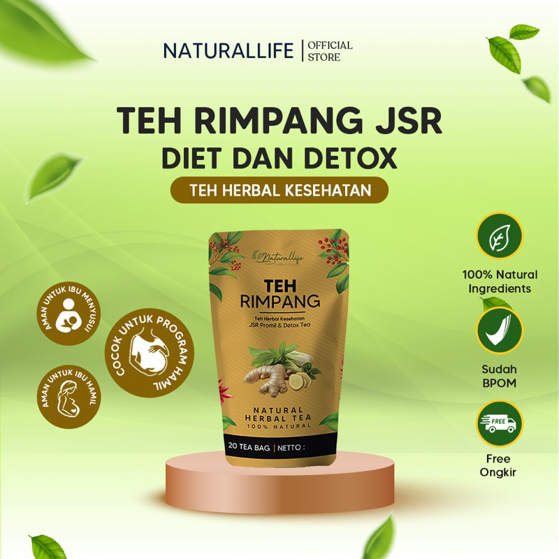 

Teh Rimpang NATURALLIFE JSR Teh detox Pelangsing Herbal Promil