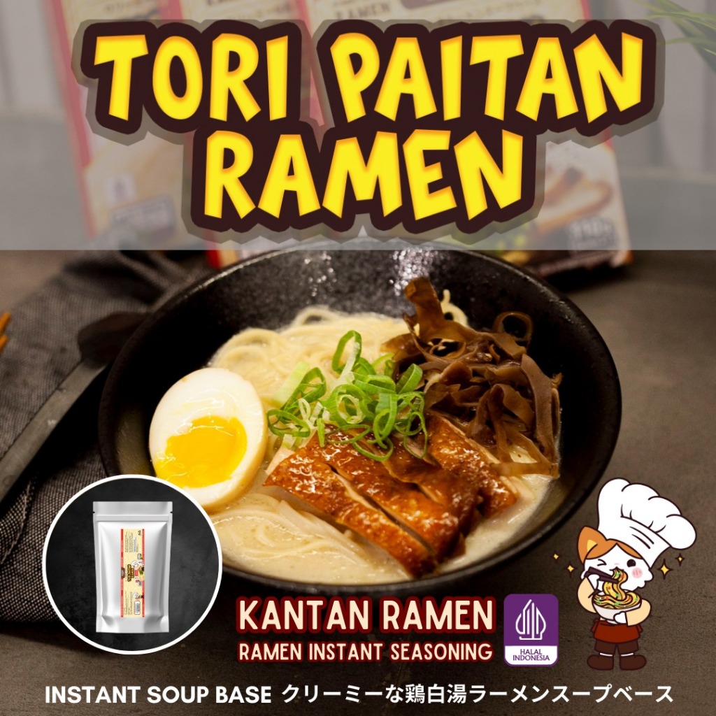 

Bumbu Instant Kantan Ramen - Halal ( Tori Paitan Ramen ) REFILL 860gr