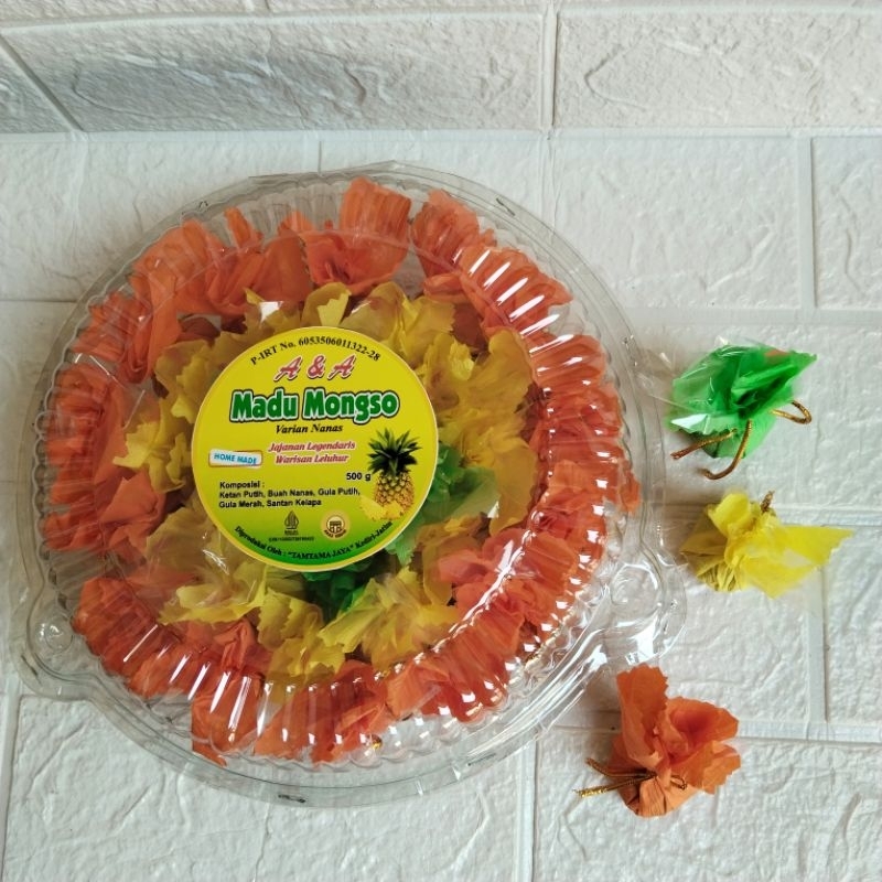 

Madu Mongso Varian Nanas Jajan Jadul Tradisional Manis Legit Khas Daerah Lebaran Dan Hari Raya