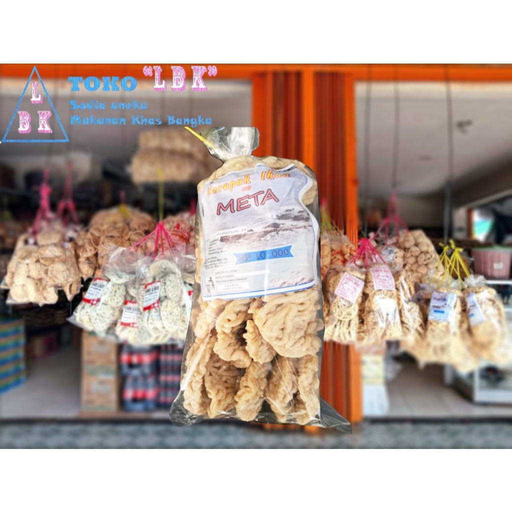 

Kerupuk Ikan Dencis / Sarden / Sardencis Meta khas Bangka