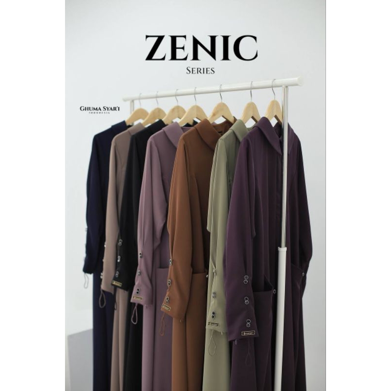 Abaya Zenic Original Ghuma Syari Cantik, Tampil Berkelas Not Expensive but Exclus
