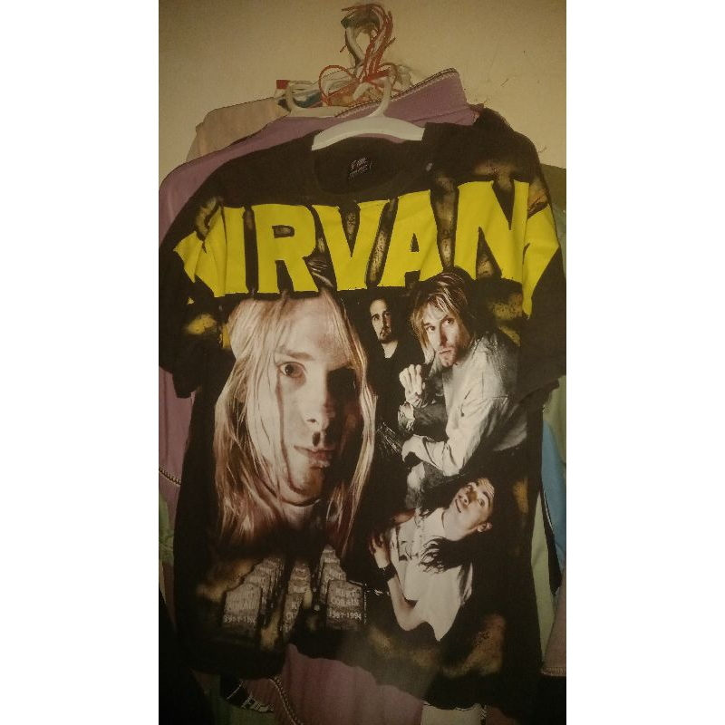 kaos vintage nirvana