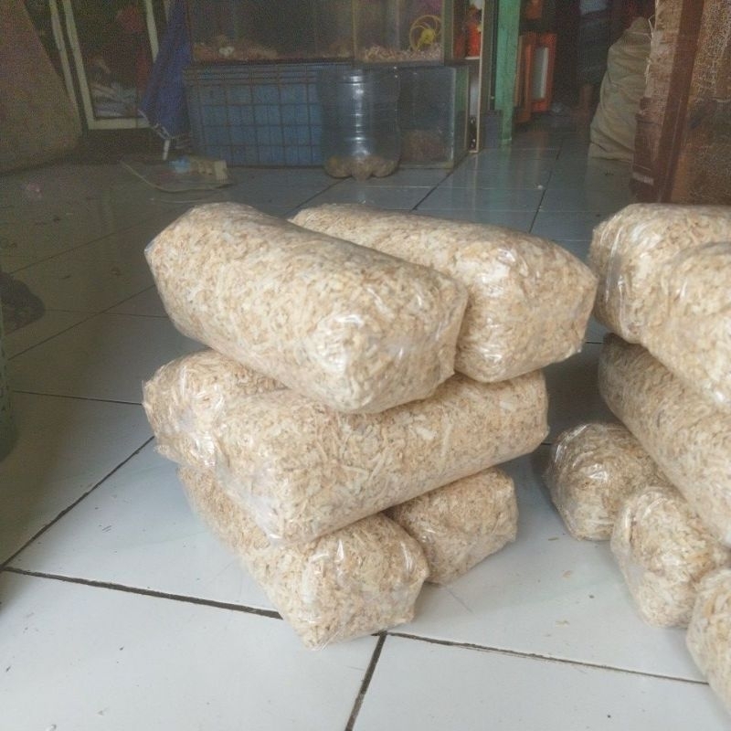 

serutan kayu jati landa per 6 bungkus