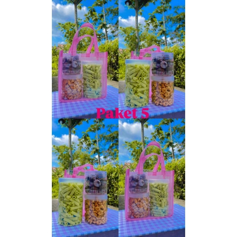 

paket kue paket toples tabung isi 3