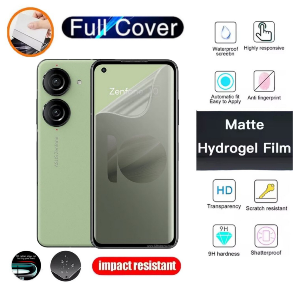 Anti Gores Hydrogel Matte Film Screen Protector Anti MInyak Asus Zenfone 8 Zenfone 9 Zenfone 10
