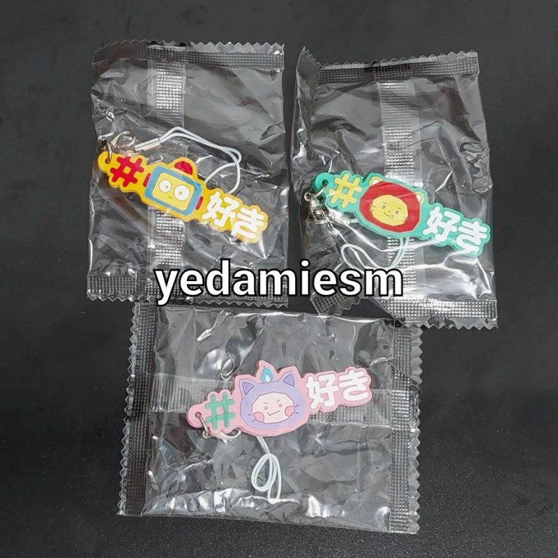 [READY STOCK INA] OFFICIAL JAPAN TREASURE TRUZ HIKUN LAWOO CHILLI GACHA HANDPHONE STRAP