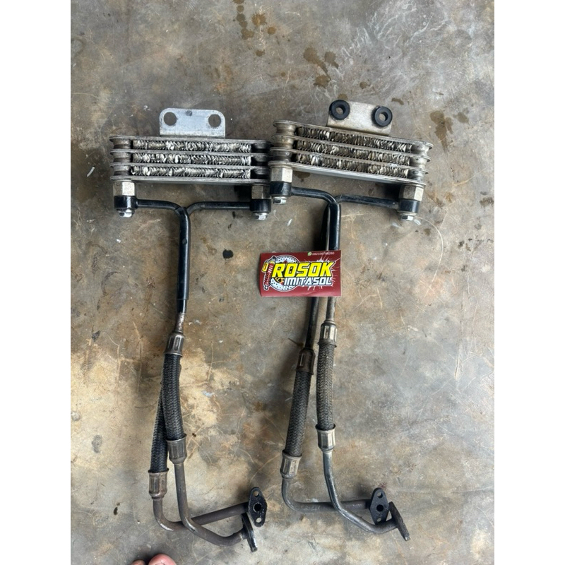 oil cooler satria fu original cepotan montor bawaan montor