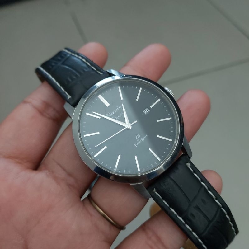 PRLEOVED JAM TANGAN PRIA ALEXANDRE CHRISTIE AC1007 AC 1007 ORIGINAL SECOND
