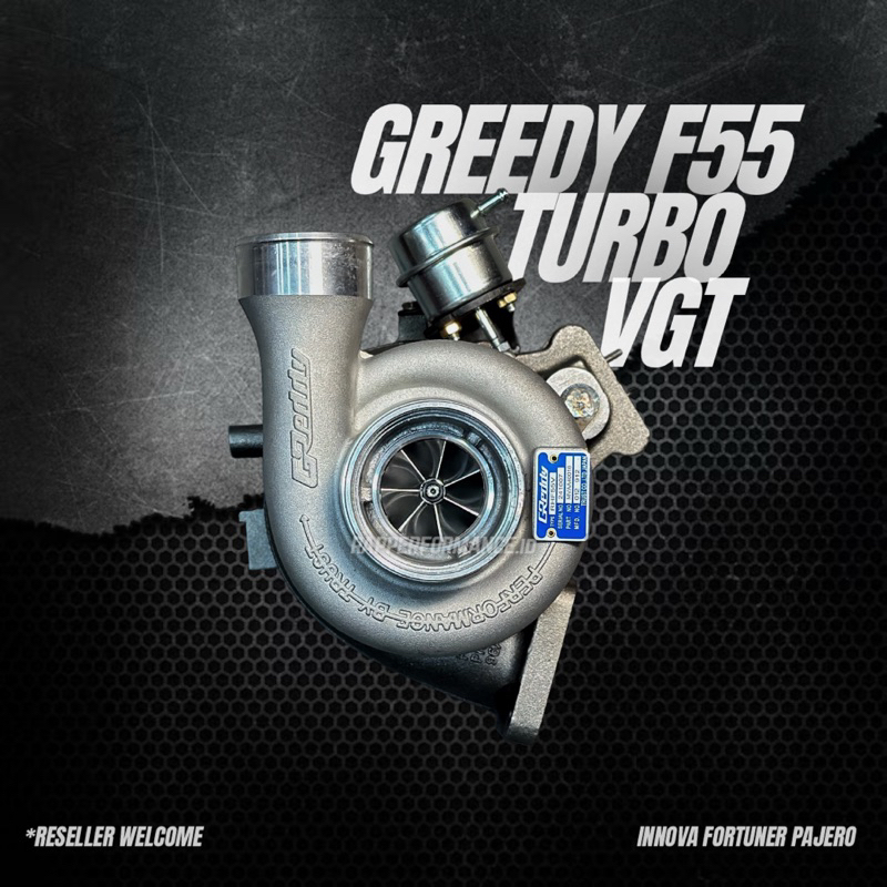 GREEDY Turbo F55 Vgt RHF55V Cocok Untuk Pajero Innova Fortuner Hilux Triton Super Flutter Stututu