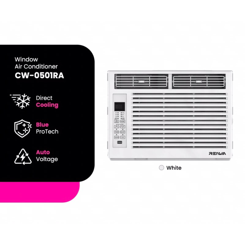 AC WINDOW REIWA 1/2PK CW0501RA Low Watt