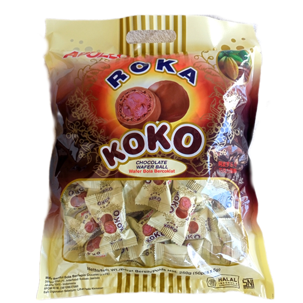

APO ROKA KOKO WAFER BALL 250G 50pcs