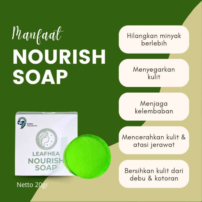 sabun ijo leafhea, sabun multifungsi, mengatasi gatal gatal, mencerahkan wajah, mengatasi masalah ku