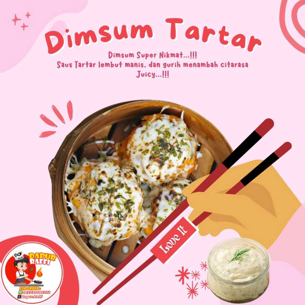 

Dapur Raffi - Dimsum Tar Tar isi 6 pcs - Dengan Mayo Japan